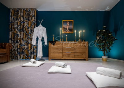 Ruhiger Massagebereich im Spa Sensuel, Zürcher Unterland