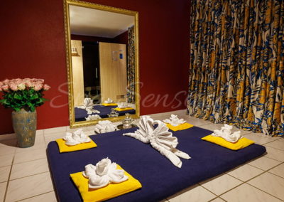 Ruhiger Massagebereich im Spa Sensuel, Zürcher Unterland