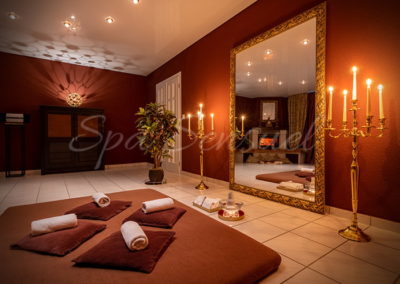 Ruhiger Massagebereich im Spa Sensuel, Zürcher Unterland