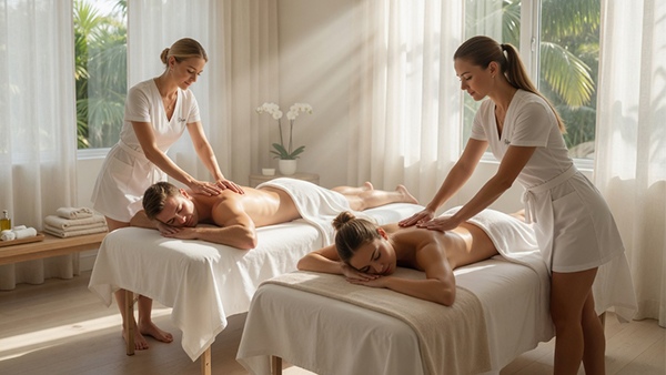 Wellnessmassage für Paare - Spa und Wellness in Form von Paarmassage bei Spa Sensuel nahe Zürich