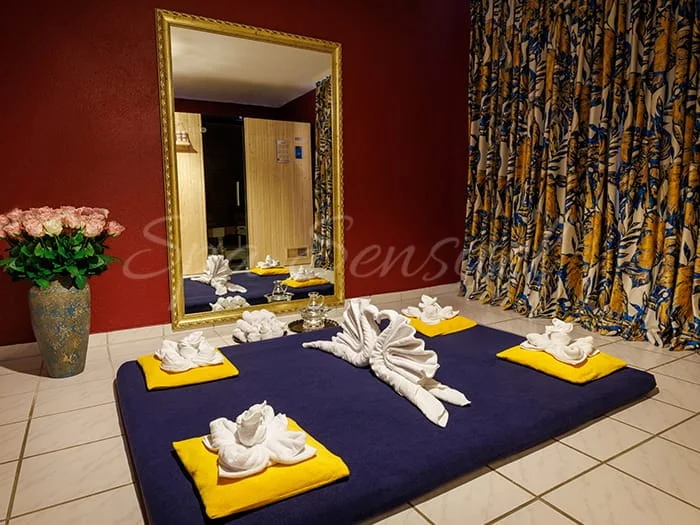 Ruhiger Massagebereich im Spa Sensuel, Zürcher Unterland